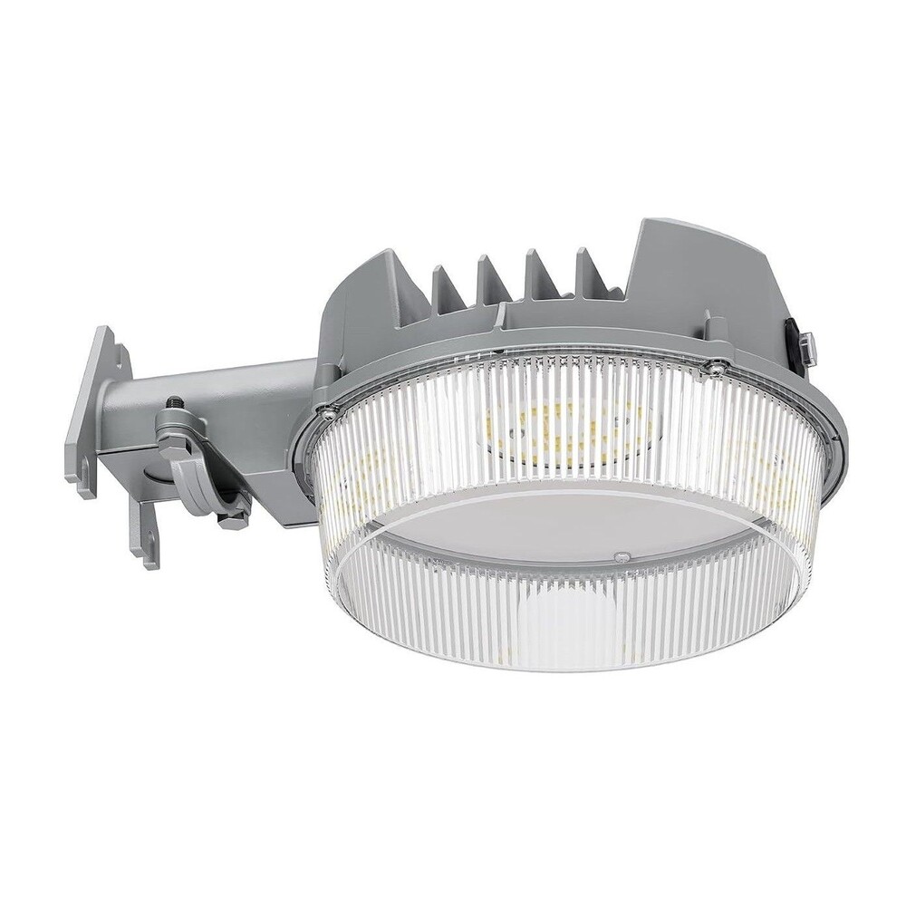 (1)-Halo Gray Dusk To Dawn LED Outdoor Area Light Fixture, 4000 Lm. ALB4A40GY